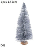 Christmas Gift Fake Pine Tree Mini Artificial Christmas Tree Mini Sisal Tree Miniature Tree Christmas Party Photo Prop For Christmas Ornament