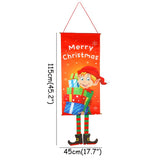 Christmas Decorations Red Merry Christmas Porch Sign Xmas Hanging for Home door Banner Ornaments New Year Navidad noel 2020decor