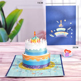 Birthday Card for Kids Mom Dad Wife 3D Pop-Up Party Balloons Greeting Cards Anniversary Handmade Gifts