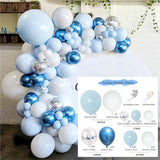 Christmas Gift White Chrome Gold Wedding Birthday Balloon Garland Arch Kit Bachelorette Engagements Anniversary Decoration Balloon Backdrop Diy