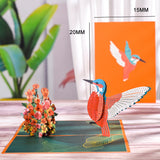 3D Butterfly Unicorn Birthday Card for Kids Children Cute Animal Pop-Up Greeting Cards Baby Shower Gifts