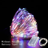 Christmas Gift 1M 2M 3M 5M 10M Copper Wire LED String Lights Christmas Decorations for Home New Year Decoration Navidad 2021 New Year 2022.