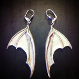 Back To School  Bat Wing Earrings,Black Bat Earrings,Halloween Earrings,Vampire Bat Earrings,Bat Lovers,Witches,Gothic Victorian Earrings