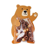 10pcs/lot Animal Cute Gift Bags Candy Bags Baby Shower Birthday Party Cookie Bags Bear Candy Box Greeting Cards Popular Rabbit