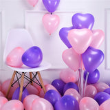 30pcs 10inch Heart Latex Balloons Valentine's Day Wedding Birthday Party Decorations Kids Christmas Baby Shower Air Balls Globos