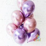 Christmas Gift 50/100pcs Metallic Latex Balloons 5/10/12 Inch Gold Silver Chrome Ballon Wedding Decorations Globos Birthday Party Supplies