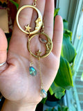 Gold Plated Celestial Sun Moon Star Dangle Earrings| Boho Jewelry | Moon Sun | Planet | Galaxy |Gift Idea