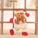 Christmas Gift Supplier 2021 Christmas Decorations for Home Pendants Navidad Christmas Tree Ornaments Hanging Doll Craft Decor Kids Gift
