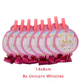 Unicorn Party 3-tier Cup Cake Stand Paper Plates Cups Balloon Birthday Party Decoration Kids Unicornio Party Girls Baby Shower