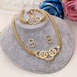 ZOSHI Jewelry Sets Women Indian African Jewelry Set amazing price Wedding Jewellery For Brides Dubai Gold Jewelry Sets