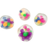1/3pcs Clear Stress Balls Colorful Ball Autism Mood Squeeze Relief Healthy Toy Funny Gadget Vent Toy Children Christmas Gift