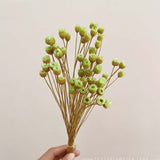 Christmas Gift 100PCS/~ 0.3CM Head,Real Dried Natural Mini Brazilian Pleasure Flower Branch,Miniature Dry Happy Flower Bouquet  For Home Decor