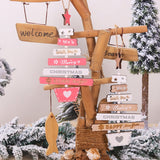 Christmas Gift Wooden Christmas Decoration for Home Christmas Tree Pendant Christmas Wood Ornaments Navidad New Year 2020