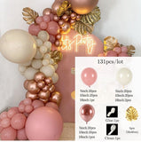 Rose Gold Balloon Arch Garland Kit Wedding Birthday Baloon Birthday Party Decor Kids Baby Shower Latex Confetti Ballon