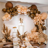 Jungle Safari Birthday Party Balloon Garland Arch Kit Animal Balloons for Kids Boys Birthday Party Baby Shower Decorations