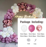 Cifeeo 162Pcs Macaron Balloons Garland Arch Coffee Brown Gray Blue Latex Balloon Globos for Birthday Baby Shower Wedding Party Decor