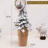 Christmas Gift Christmas Tree DIY Decorations For Home Mall Hotel Artificial Snowflake Cedar Pine Cone Trees Party Wood Xmas Hanging Ornaments