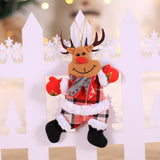 Christmas Gift Supplier 2021 Christmas Decorations for Home Pendants Navidad Christmas Tree Ornaments Hanging Doll Craft Decor Kids Gift