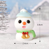 Christmas Gift Cartoon Mini Santa Claus Snowman Cake Decorations Merry Christmas Decor For Home Happy New Year 2022 Naviidad Cupcake Decor Gift