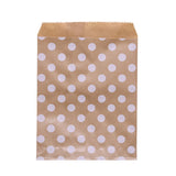 50pcs/lot Cookies Candy Bags Rose Gold Party Favor Gift Bags Chevron Polka Dots Twill Stripe Pattern Paper Pouch Baking Supplies