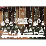 Christmas Gift Merry Christmas Window Stickers Christmas Decorations for Home Xmas Wall Stickers Decals Decor Navidad  New Year Stickers