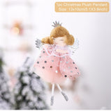 PATIMATE Christmas Angel Plush Doll Pendant Christmas Tree Ornament Christmas Decoration for Home Xmas Gifts Noel Navidad