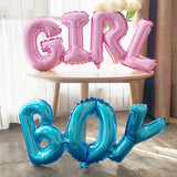 Christmas Gift Link Baby Boy Girl Letter Foil Balloons Baby Shower Birthday Wedding Party Large Size Connect Baby Alphabet Air Globos Decor