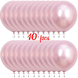 Back  To School Cifeeo 10/20 Rose Confetti Latex Transparent Balloons Metallic Confetti Ballon Baby Shower Kids Birthday Party Wedding Decoration Ball