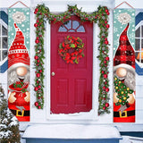 Merry Christmas Porch Sign Decorative Door Banner Outdoor Christmas Decorations for Home Ornaments Xmas Navidad 2021 New Year