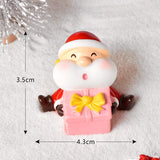 Christmas Gift Cartoon Mini Santa Claus Snowman Cake Decorations Merry Christmas Decor For Home Happy New Year 2022 Naviidad Cupcake Decor Gift