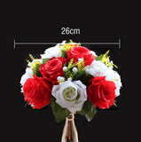 Christmas Gift Artificial Peony Rose Hydrangea Row Wedding Background Fake Flower Wall Decoration DIY Combination Wedding Arch Arrangement