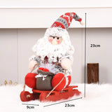 Christmas Gift 2021 Christmas Party Decoration Dolls Christmas Decoration for Tree Santa Claus Snowman Toys Figurines Decorazioni