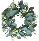 Christmas Gift Eucalyptus wreath Artificial plants Background Wall window decorative Wedding party supplies Gifts Diy Christmas home decoration