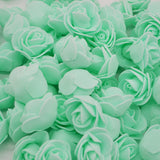 50-200pcs 3cm PE Foam Rose Artificial Flowers Wedding Party Accessories DIY Craft Home Decor Handmade Flower Head Wreath Supplie