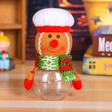 Christmas Gift Candy Jar Snowman Santa Storage Bottle Sweet Christmas  Can Boxes Child Kids Gifts Holder New Year  Navidad