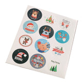 10PCS Snowflake Christmas Tree Gift Bags Merry Christmas Baking Packaging Bag Candy Boxes Xmas Decorations for Home Navidad