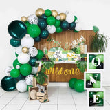 Wild One Birthday Party Decor Balloon Arch Garland Safari Jungle Birthday Decoration kids 1 2 3 4 5 Year old Baby Shower boy