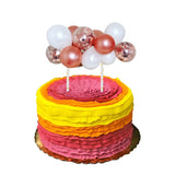 10PCS/PACK 5 Inch Balloon Cake Topper Metallic Confetti Latex Balons For Birthday Baby Shower Wedding Jungle Party Decoration