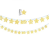 WEIGAO 1st Birthday Party Photo Garland Baby Shower First Birthday Girl Boy Party Monthly Picture 1-12 Months Photo Props 1 Year