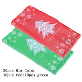 Christmas paper Kids Candy Box Bag Navidad  New year christmas home decoration Natal gift bags Kerst Noel Treats packing box