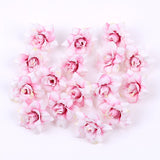 Cifeeo 20 pieces of artificial flower head high quality DIY fake flowers wedding party home living room dining table garden decorations