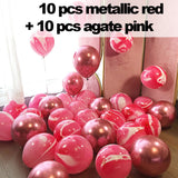 Back to school decoration  Cifeeo  20Pcs 12'' NEW Metallic Latex Balloon Thick Metal Alloy Balloons Birthday Party Wedding Decorations Baby Shower Wedding Balloon