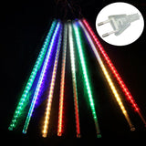 30/50CM Solar LED Meteor Shower Rain Lights Holiday Christmas Fairy String Lights Waterproof Garden Tree Hanging Garland Light
