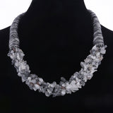 ZOSHI New Fashion Simulated Pearl Necklace for Women Flower Collars Trendy Necklaces & Pendants Statement Necklace Jewelry