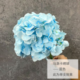 Artificial Hydrangea Flowers Wedding Home Autumn Decoration High Quality Big Bouquet Luxury Fake Flower Arrangement  Home Decore