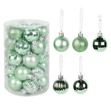 34pcs/lot Colorful Christmas Balls Xmas Tree Ornaments Christmas Tree Balls Kerst Navidad Natal Decorations New Year 2021 Gift