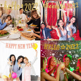 New Year 2022 Glitter Christmas Decoration Garlands Bunting Christmas Decorations Cheer To 2022 Christmas Offers Happy New Year