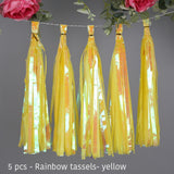 Back to college decoration   Cifeeo  Wedding Decoration Iridescent Paper Tassel Garland For Mermaid Baptism Birthday Baby Shower Decorations Unicorn Party