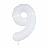 Cifeeo  White Daisy Flower Balloon Baby Shower White Number Birthday Photo Props Egg Flower Ballon Wedding Valentine's Day Decoration