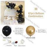 87pcs Sand White Balloon Arch Garland Kit Gold Ballon Baby Shower Coffee Blobos Cumpleanos Birthday Wedding Party Decor Supplies